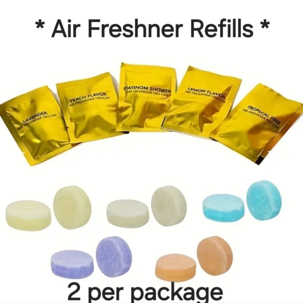 Car Air Freshener Refills 5 Packs